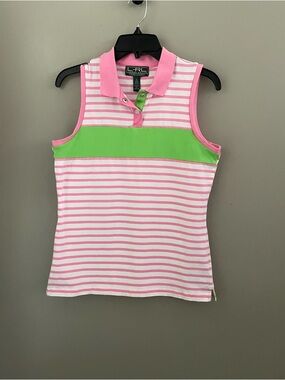 Ralph Lauren Striped Cotton Collared Shirt